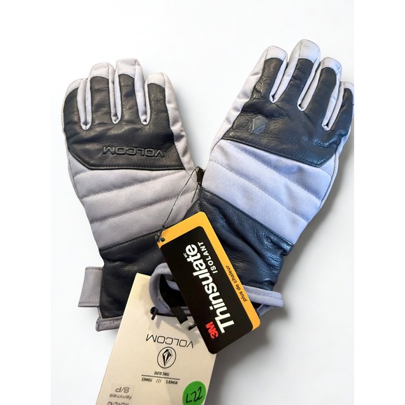 Volcom Thinsulate Ski Snowboard Gloves Extra Warmth for Women - Picture 1 of 3